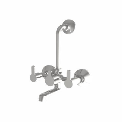 Wall Mixer with Provision for Overhead Shower Chrome